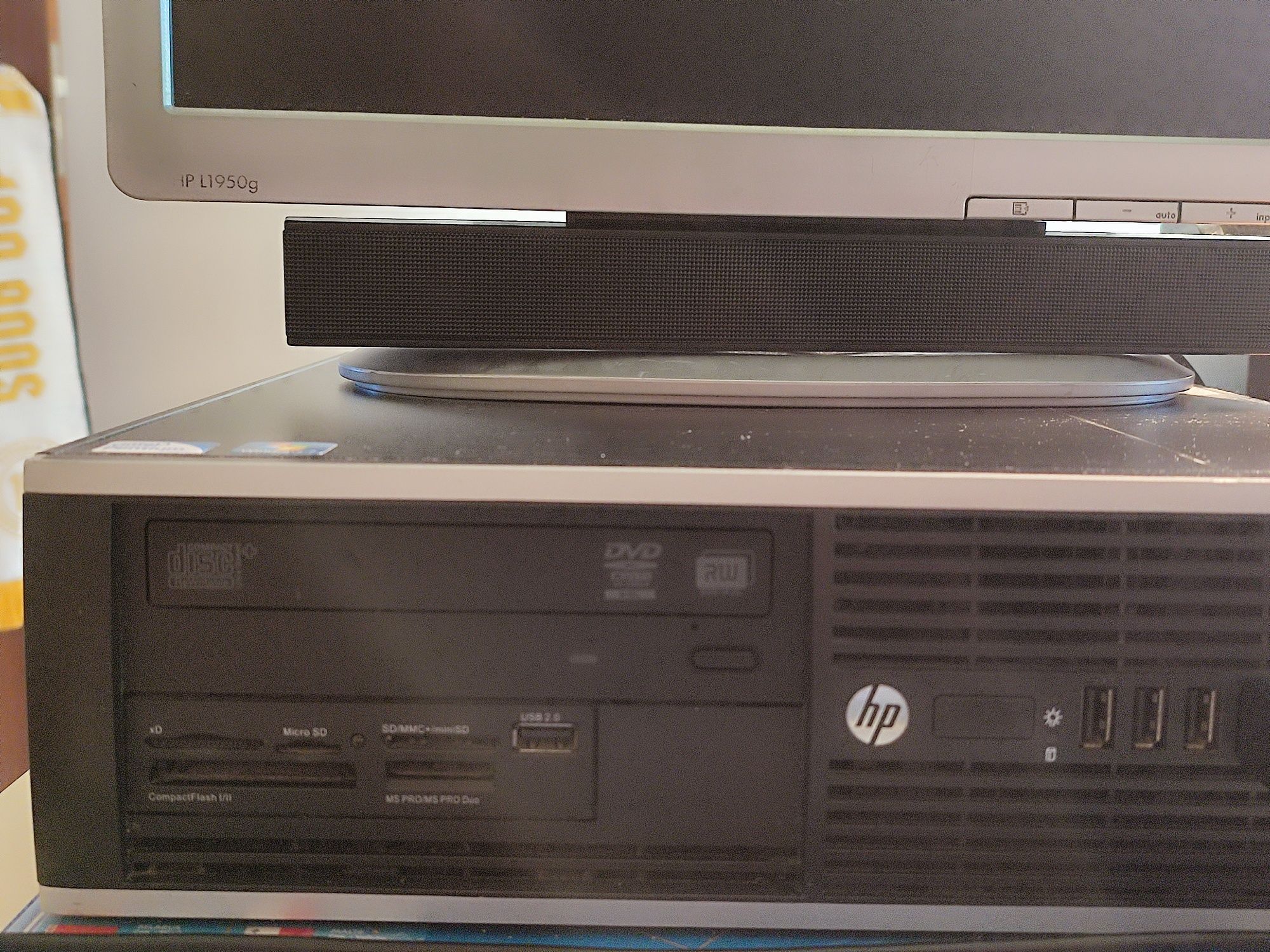 Computador monitor PC e teclado HP Compaq 6200 Pro Intel Pentium Win 7