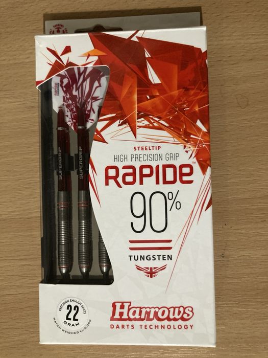 Dart, Rzutki, Lotki Harrows Rapide 90%, 22g