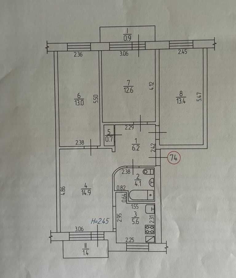 4-х кімнатна квартира з ремонтом, меблями та технікою на Бєляєва!