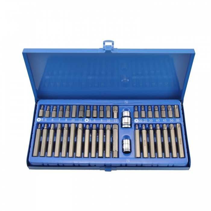 Conjunto de Bits/Ponteiras Hex, torx e Xzn 40pcs