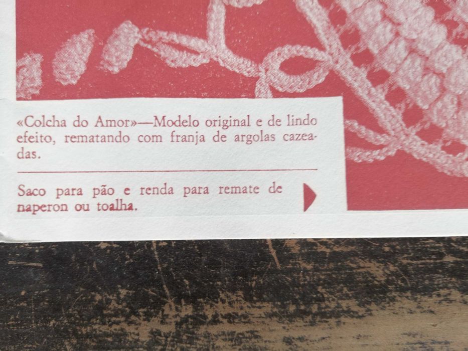 revista vintage , crochet de arte