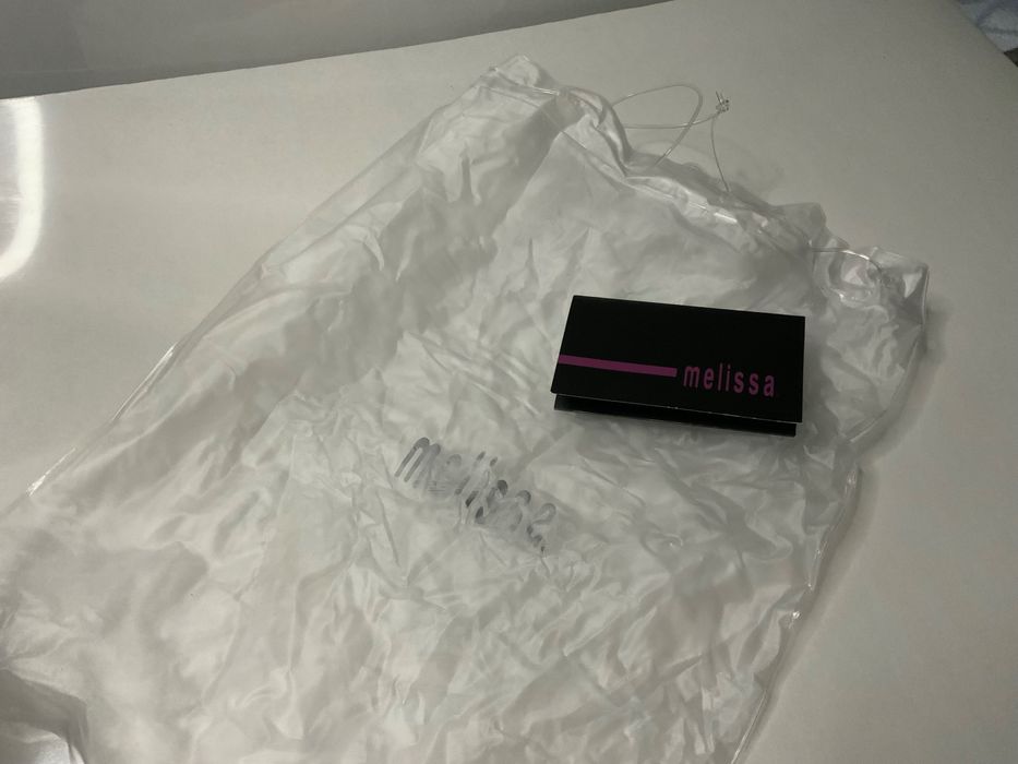 Melissa Happy Originais - Sabrinas vermelhas com veludo y2k