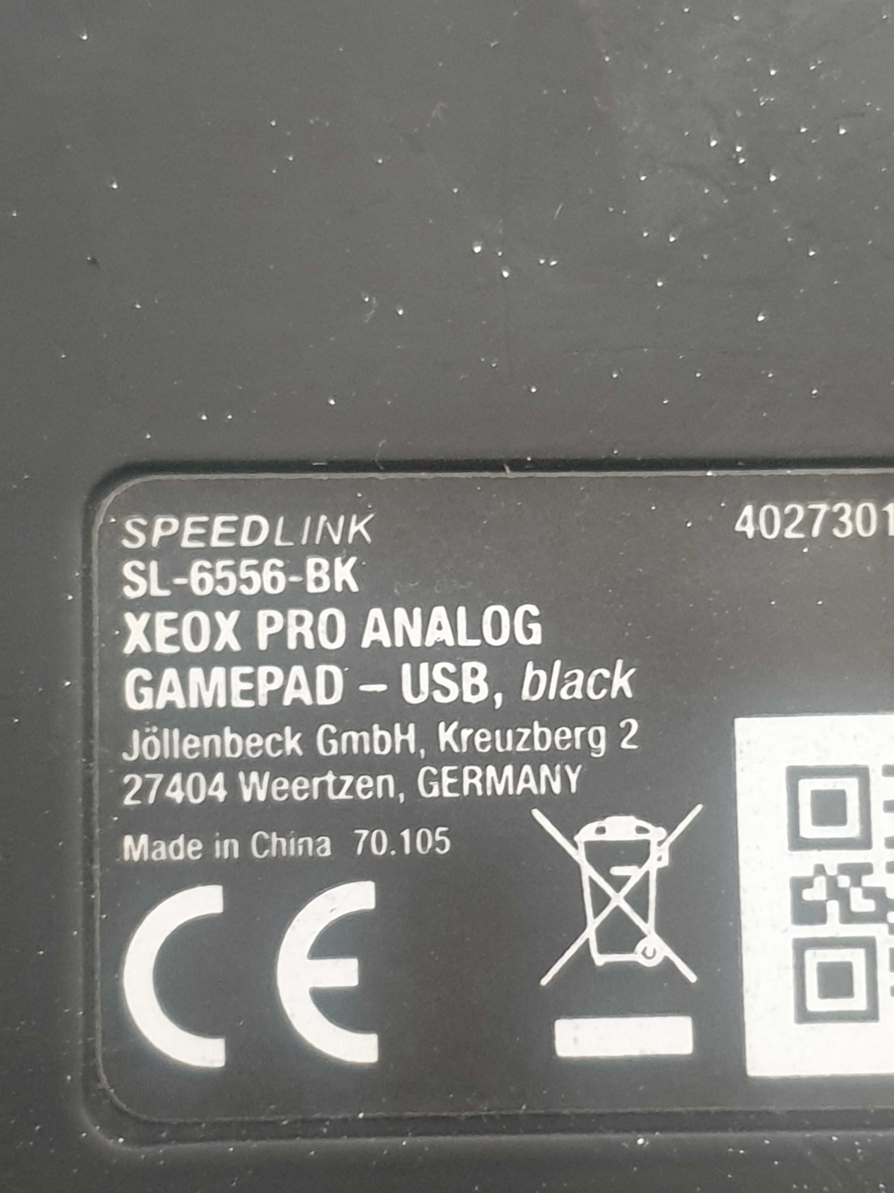 Геймпад Speedlink Xeox Pro Analog Gamepad - USB (SL-6556-BK)