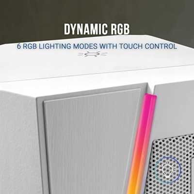 Mars Gaming MS7W głośniki komputerowe AUX USB 20W RGB zestaw 2szt