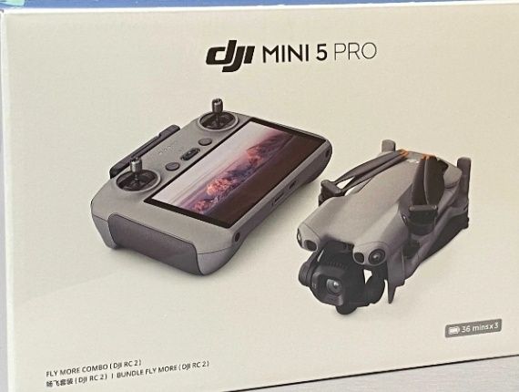 DJI Mini 5 Pro combo novo apenas caixa aberta
Dr
