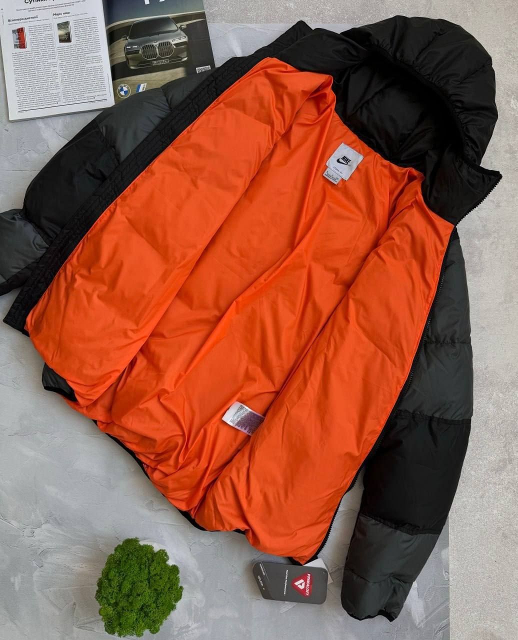 Мужской зимний спортивный пуховик найк nike