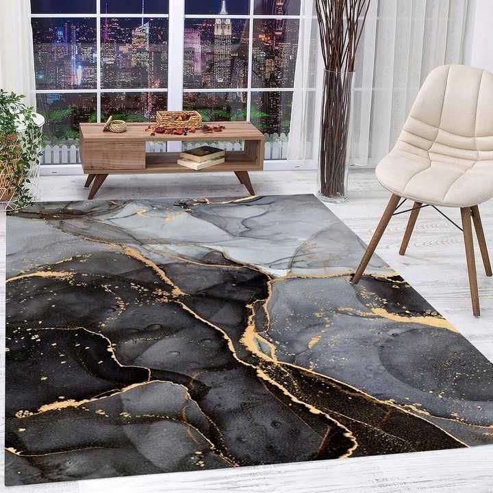 NOWY Dywan do Salonu Pokoju Efekt 3D Nowoczesne Wzory Luxury 160x220