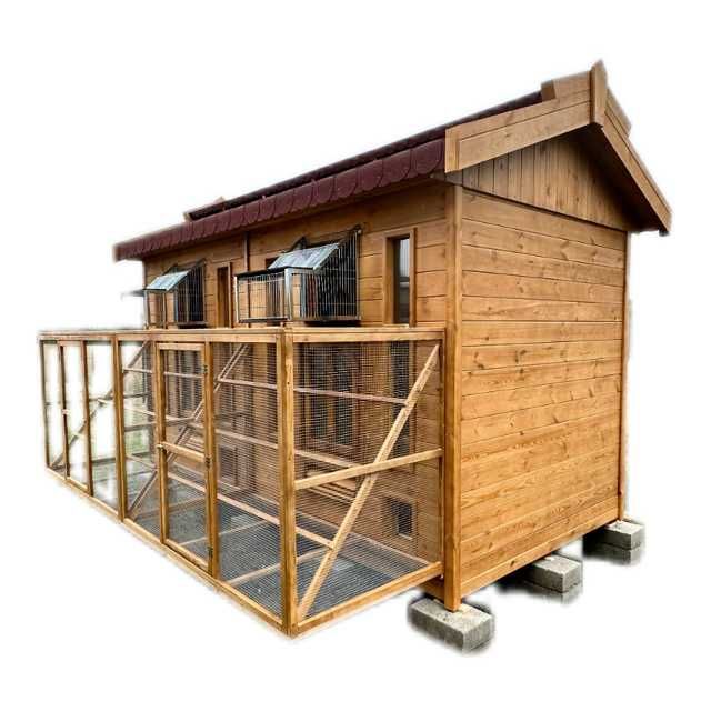 Gołębnik 4m x 2m woliera 4m x 1m