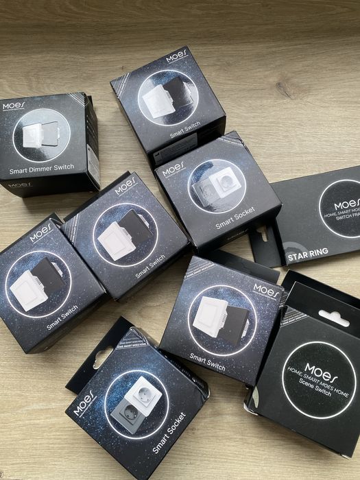 Розумний вимикач MOES zigbee 3.0 tuya смарт будинок smart