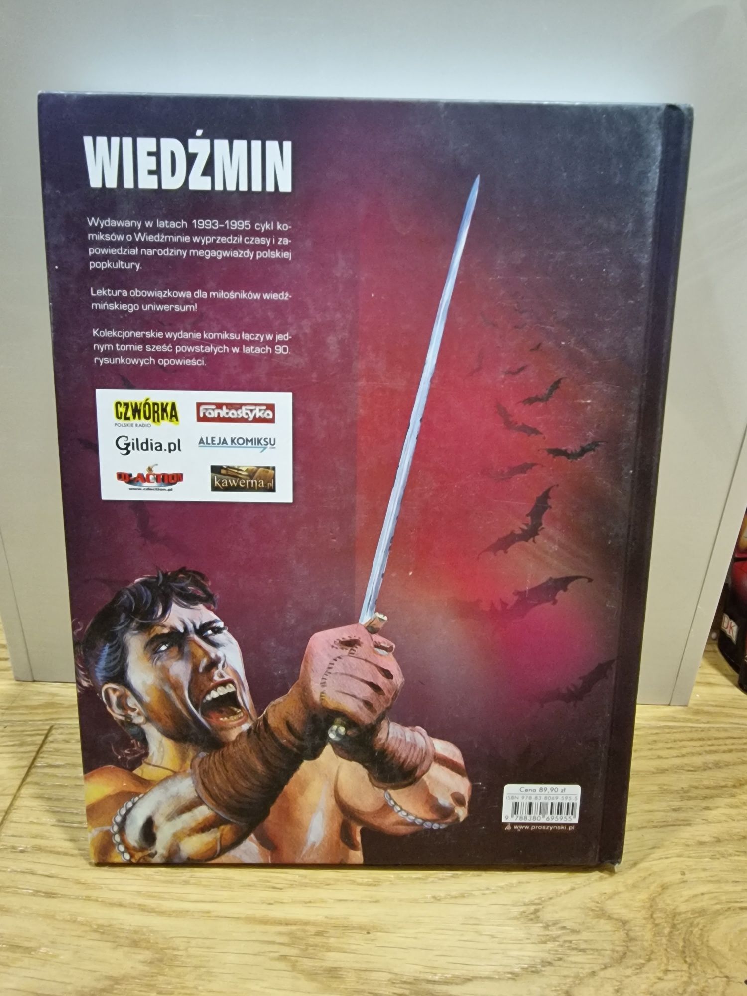 Wiedźmin książka komiks duży format