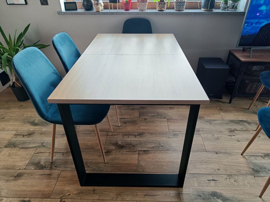 Stół rozkladany CORA industrialny