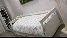 Cama dupla 90x190 com colchões