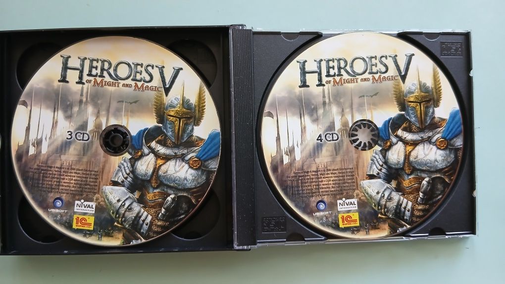 Игра для PC, компьютерная игра Heroes V, 4 диска