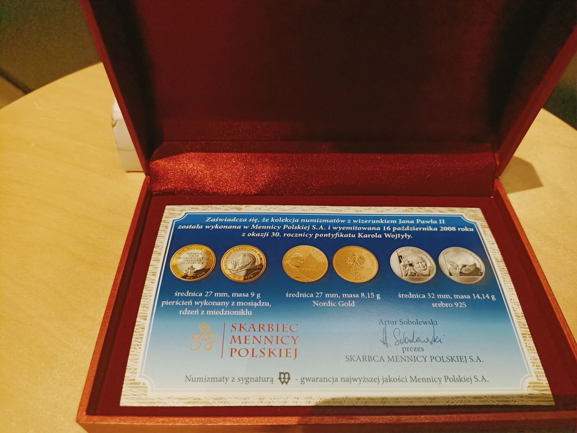 Imitowania seria Jan Paweł II monety