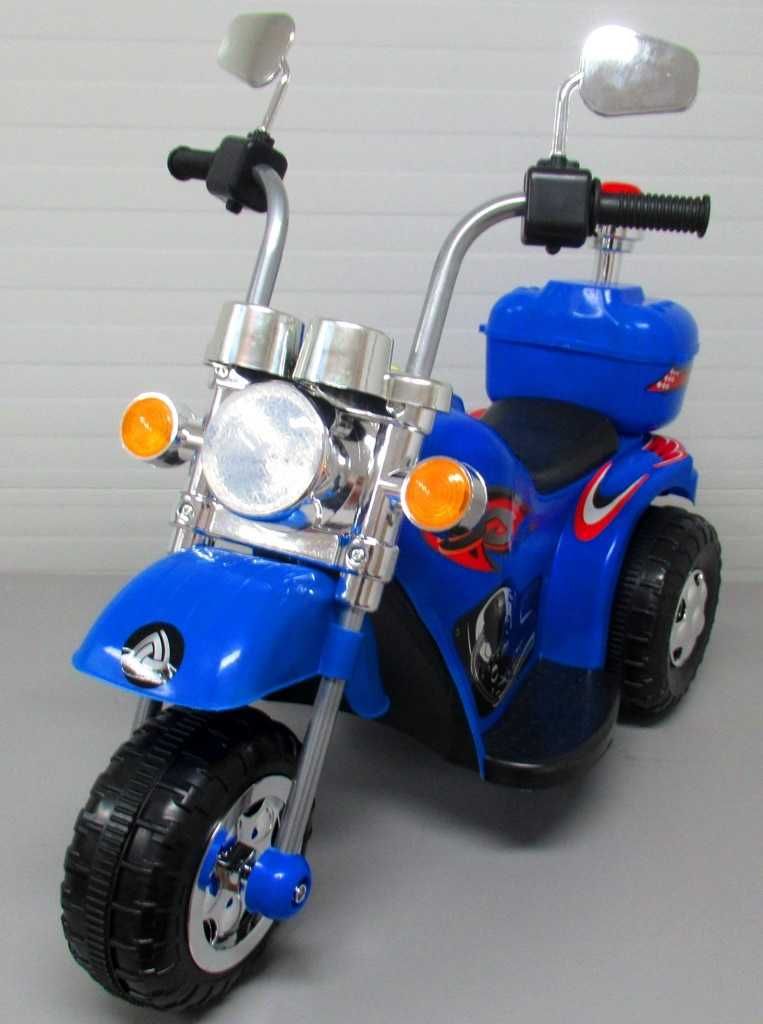 Motor Motorek na Akumulator  dla dzieci  muzyka światła kufer gratis