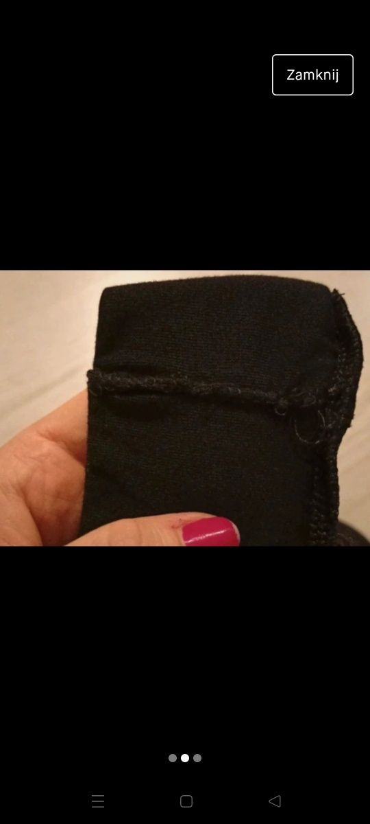 Czarne spodenki  XS