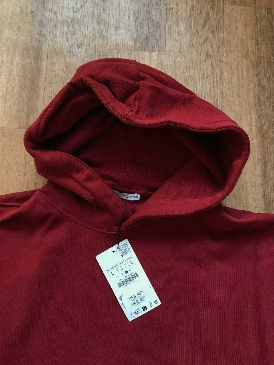 Худі оверсайз ZARA (р. L-XL) RED