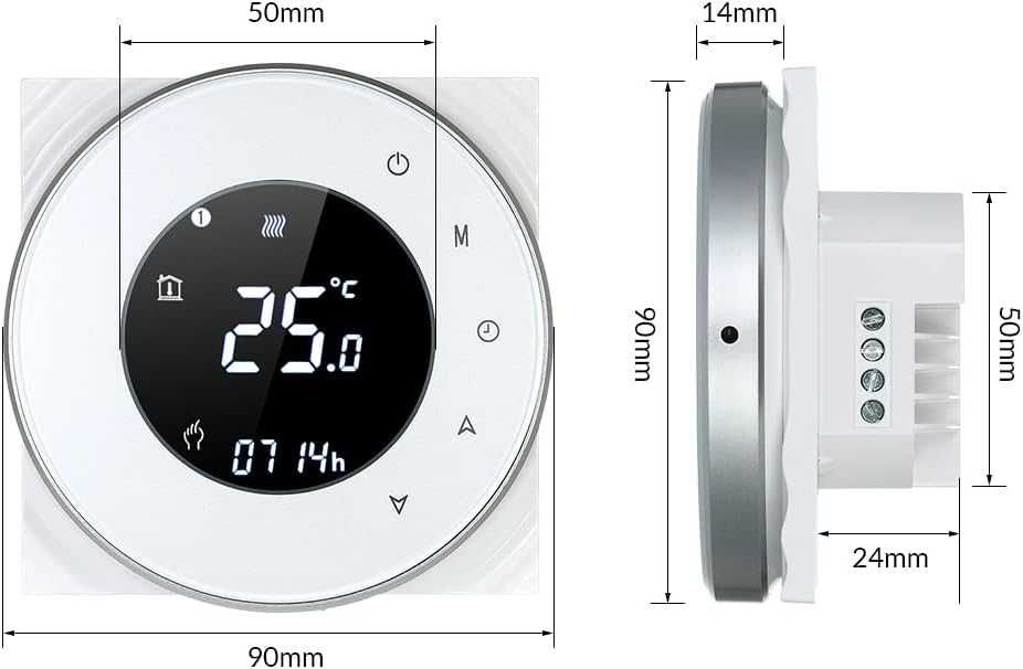 Decdeal Wi-FI Programowalny termostat