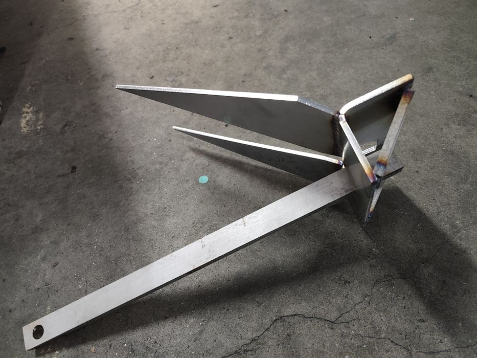 Âncora em inox para barco