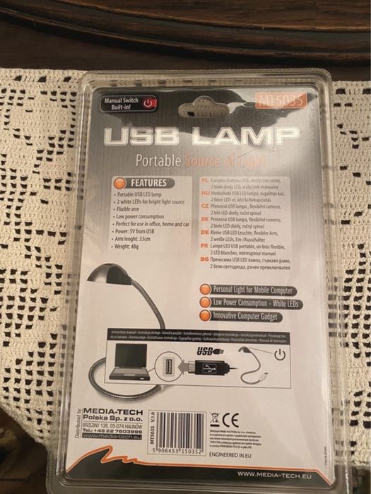 Nowa lampka led Usb podręczna do komputera laptopa mała lampka