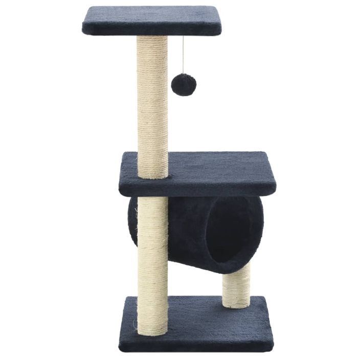 Vidaxl Drapak Dla Kota Z Słupkami Sizalowymi, 65 Cm, Granatowy