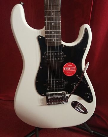 NOWY | Fender Squier | Stratocaster STRAT | HH LRL Olympic White