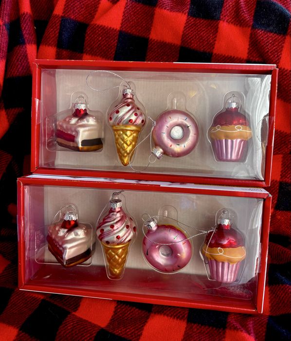 Подарунковий набір скляних ялинкових іграшок прикрас Lidl