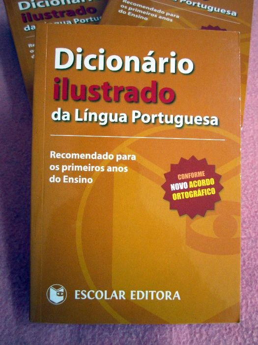 Dicionário Ilustrado da Língua Portuguesa - NOVOS com 60% DESCONTO