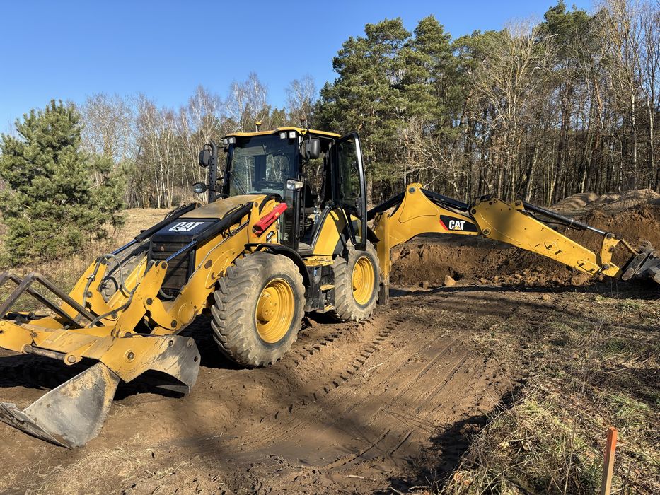 Koparko ładowarka CAT 444F2 Catepillar zamiana
