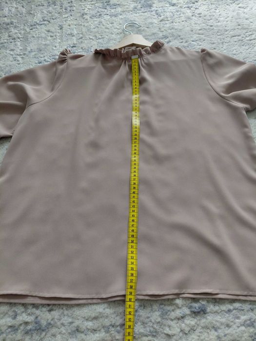 Elegancka bluzka, pudrowy róż