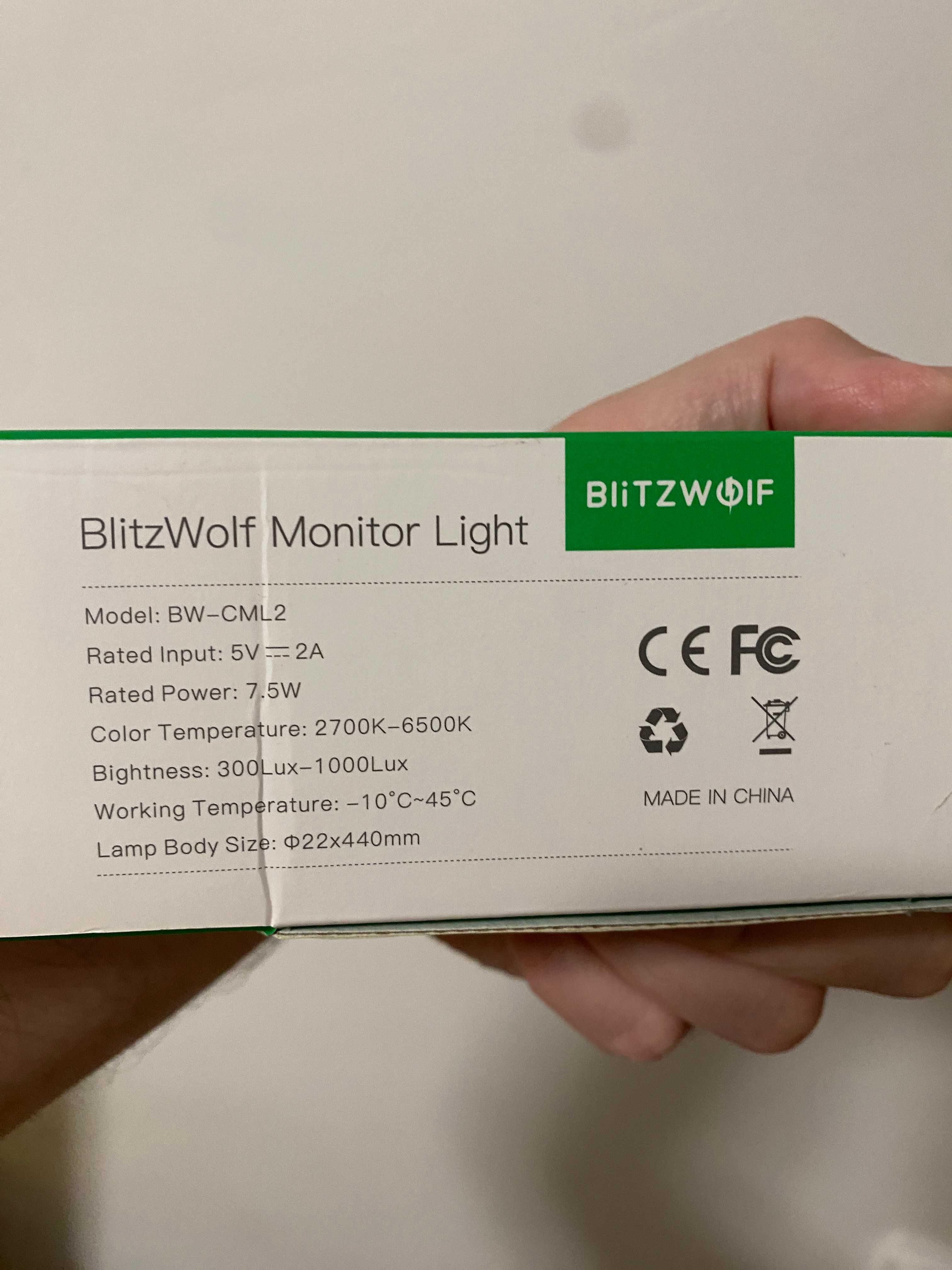 Luz LED RGB de Monitor [BlitzWolf BW-CML2]