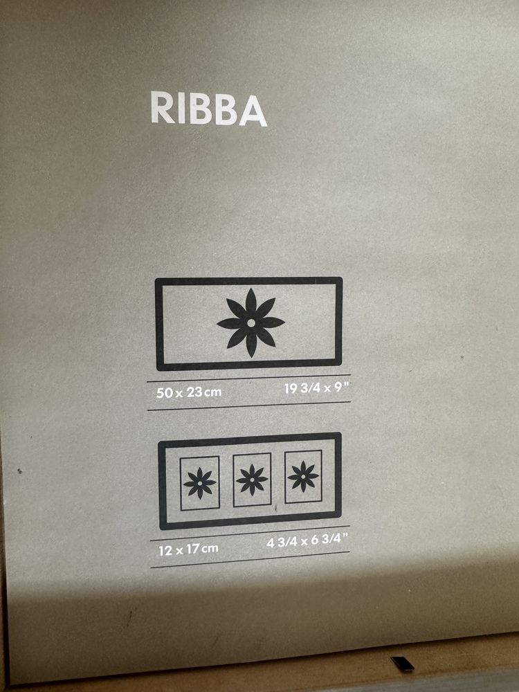 Ramka na zdjęcia 50x23cm 1 szt srebrna metalowa IKEA Ribba -Warszawa