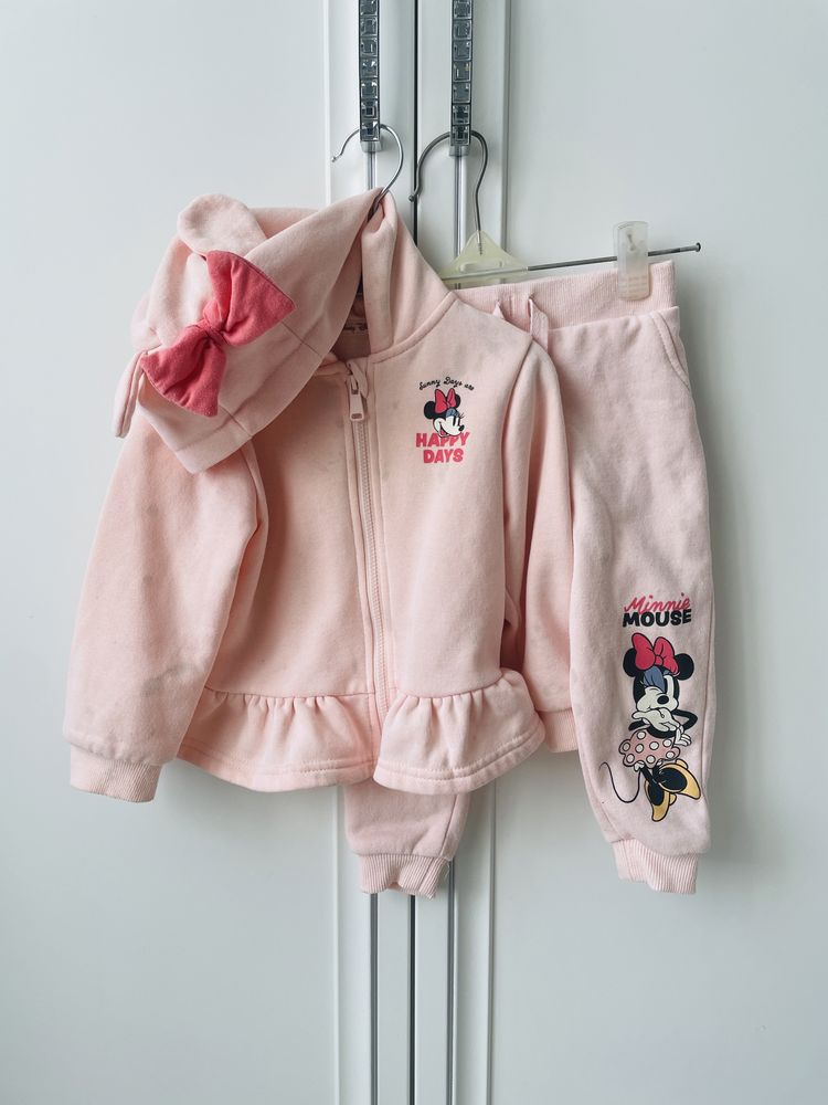 Костюм Primark Disney 86 12-18 місяців рожевий Міккі Мікі маус фліс