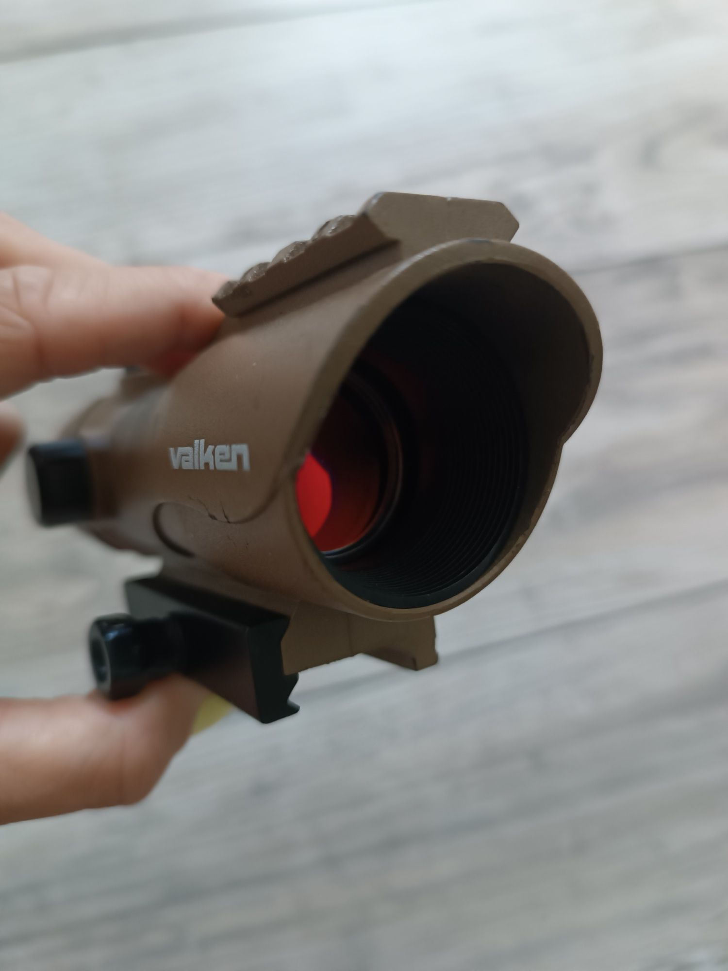 Kolimator ASG V Tactical Red Dot Sight (tan)