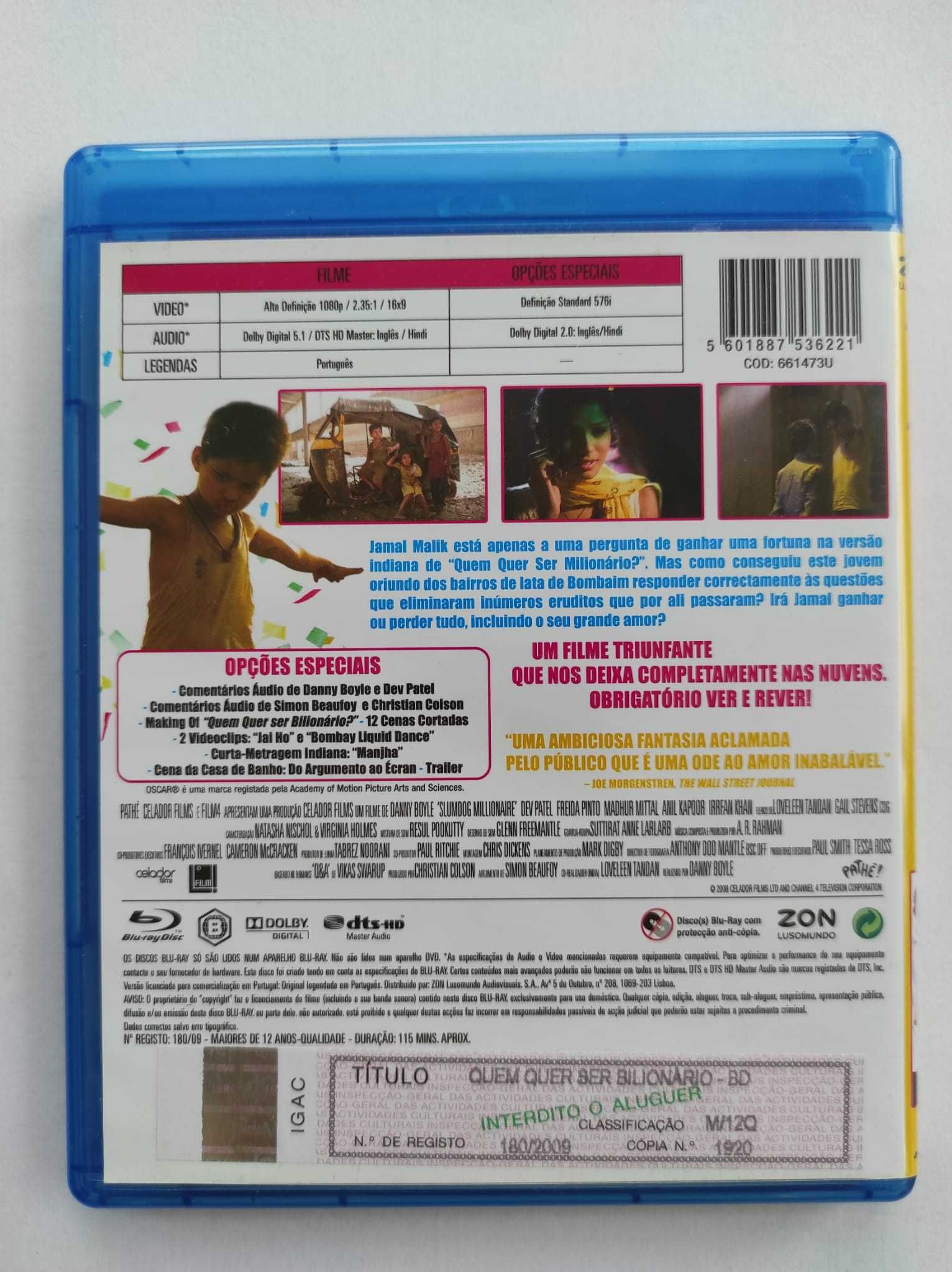 blu-ray: Danny Boyle "Quem quer ser bilionário?"