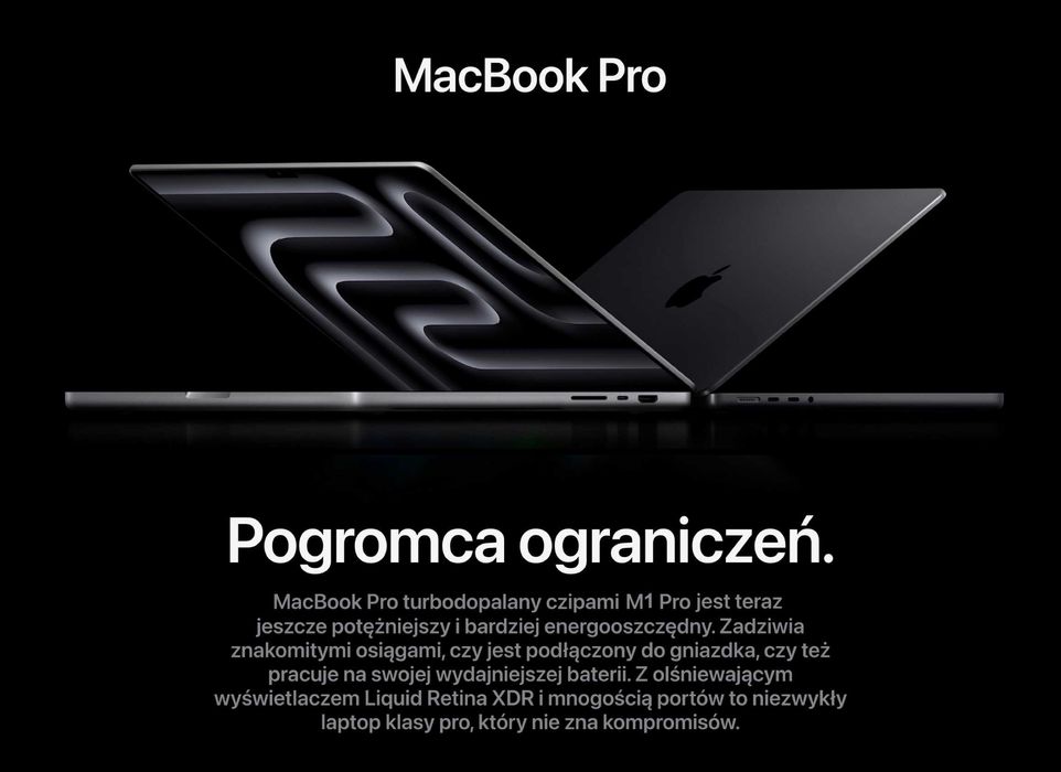 NOWY Apple MacBook Pro 16 M1 Pro 32GB RAM 512GB DODATKI GW-3LATA! FV23