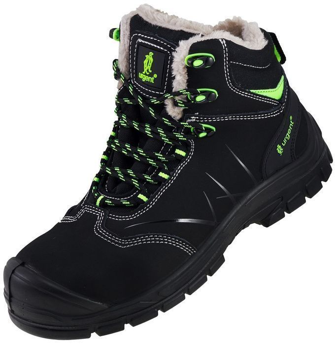 Zimowe buty ROBOCZE ochronne ocieplane trzewiki z podnoskiem BHP 47