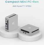 ‼️НОВИЙ‼️ Mini PC з AMD Ryzen 7-4700U (без RAM, без SSD)\Міні ПК+огляд