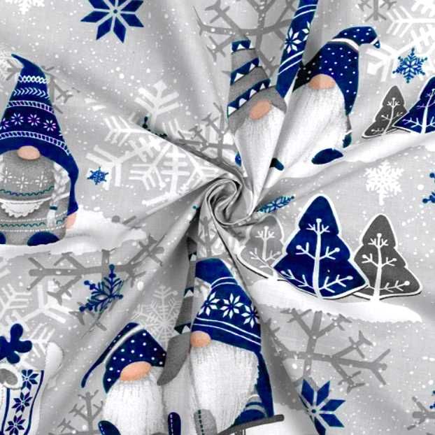 Pościel antyalergiczna 160x200+2x70x80 Bawełna Świąteczna Święta