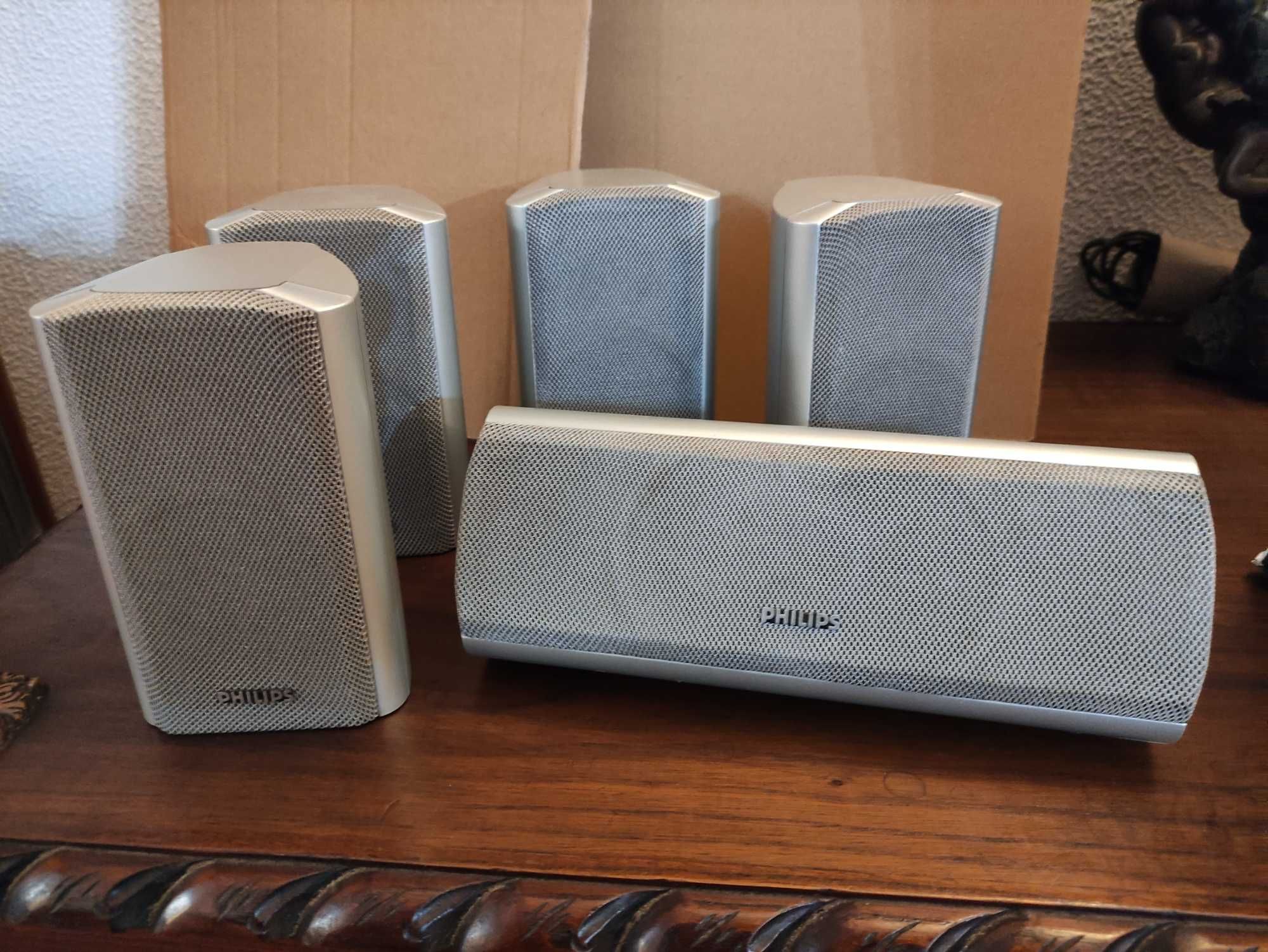 colunas de som philips