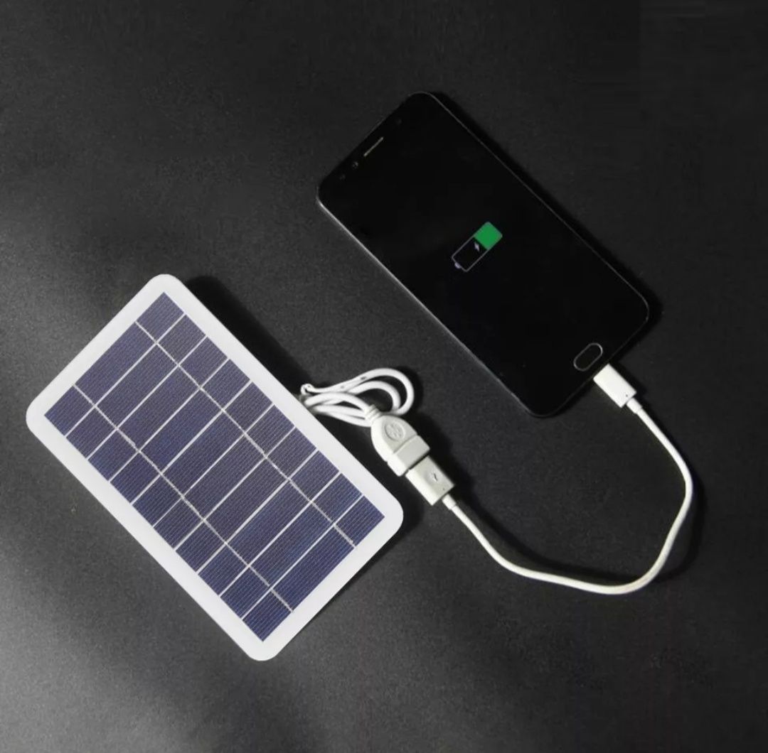 Сонячна портативна батарея зарядна панель | USB Solar Panel Charger