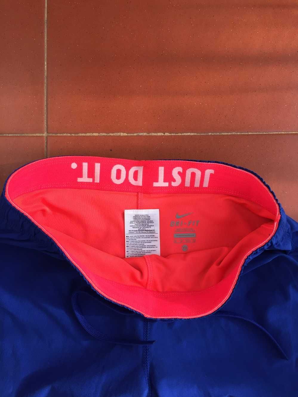 SALDOS--Shorts  Corrida / Running --- NIKE  Dri-Fit  Azul --Tamanho XS