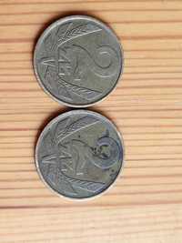 Dwie monety dwu złotowe z 1977 Polska Rzeczypospolita Ludowa