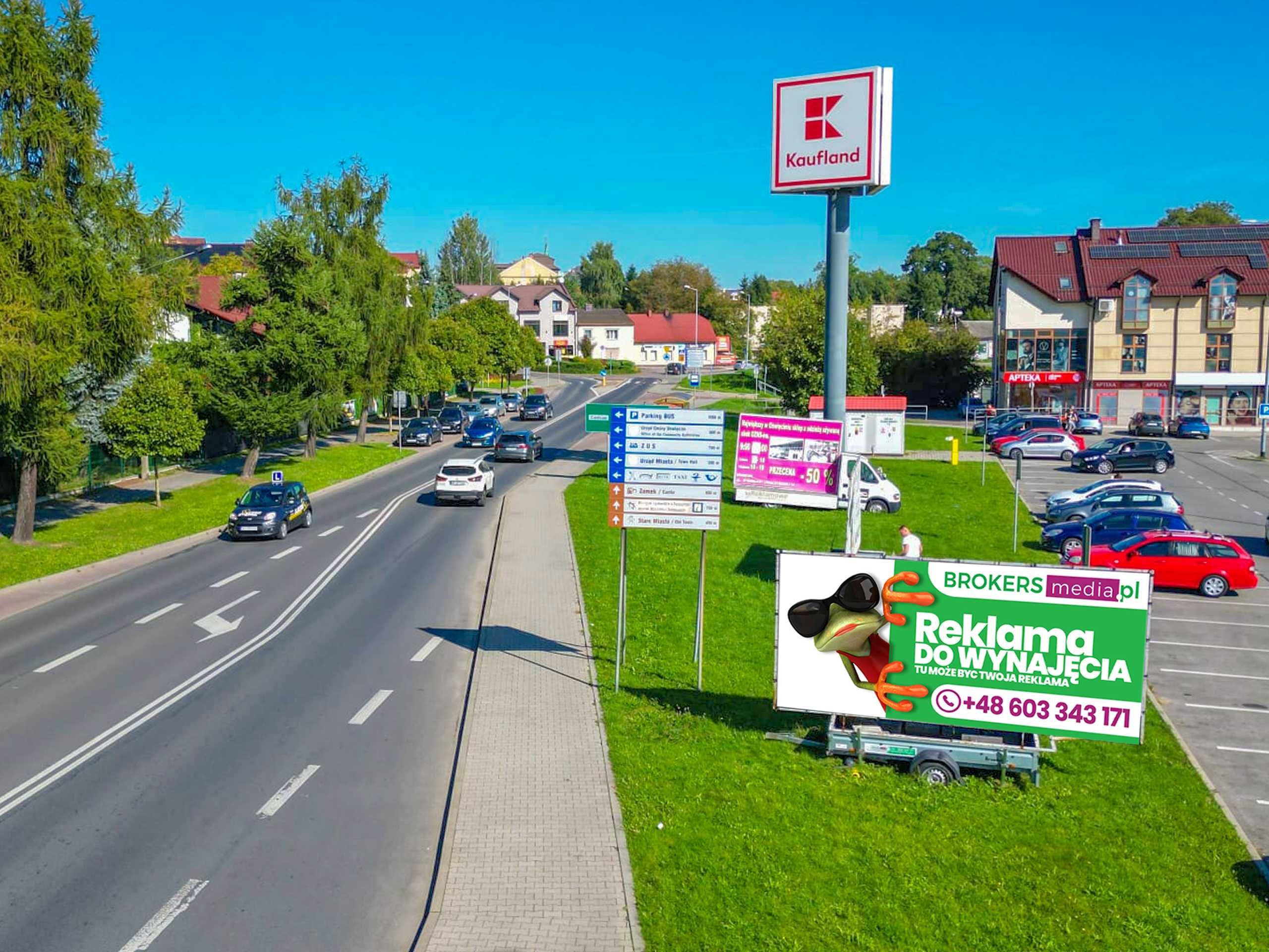 REKLAMA - Billboard Mobilny, Przyczepa Reklamowa