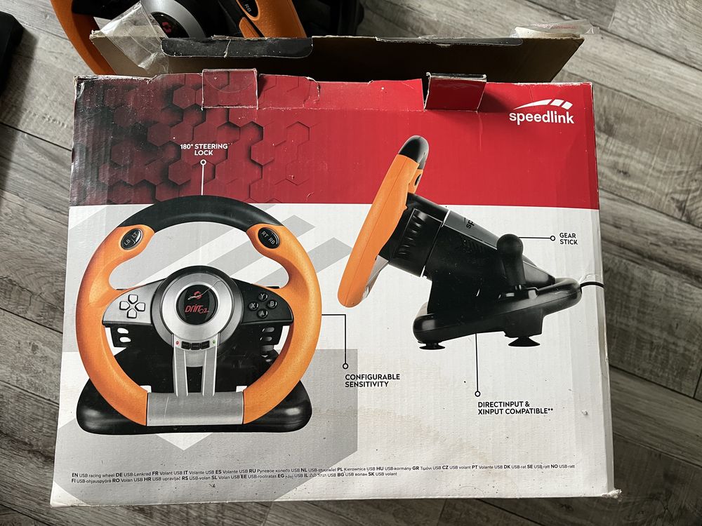 Кермо SPEEDLINK DRIFT Z. O. Racing Wheel PC (SL-6695-BKOR-01)