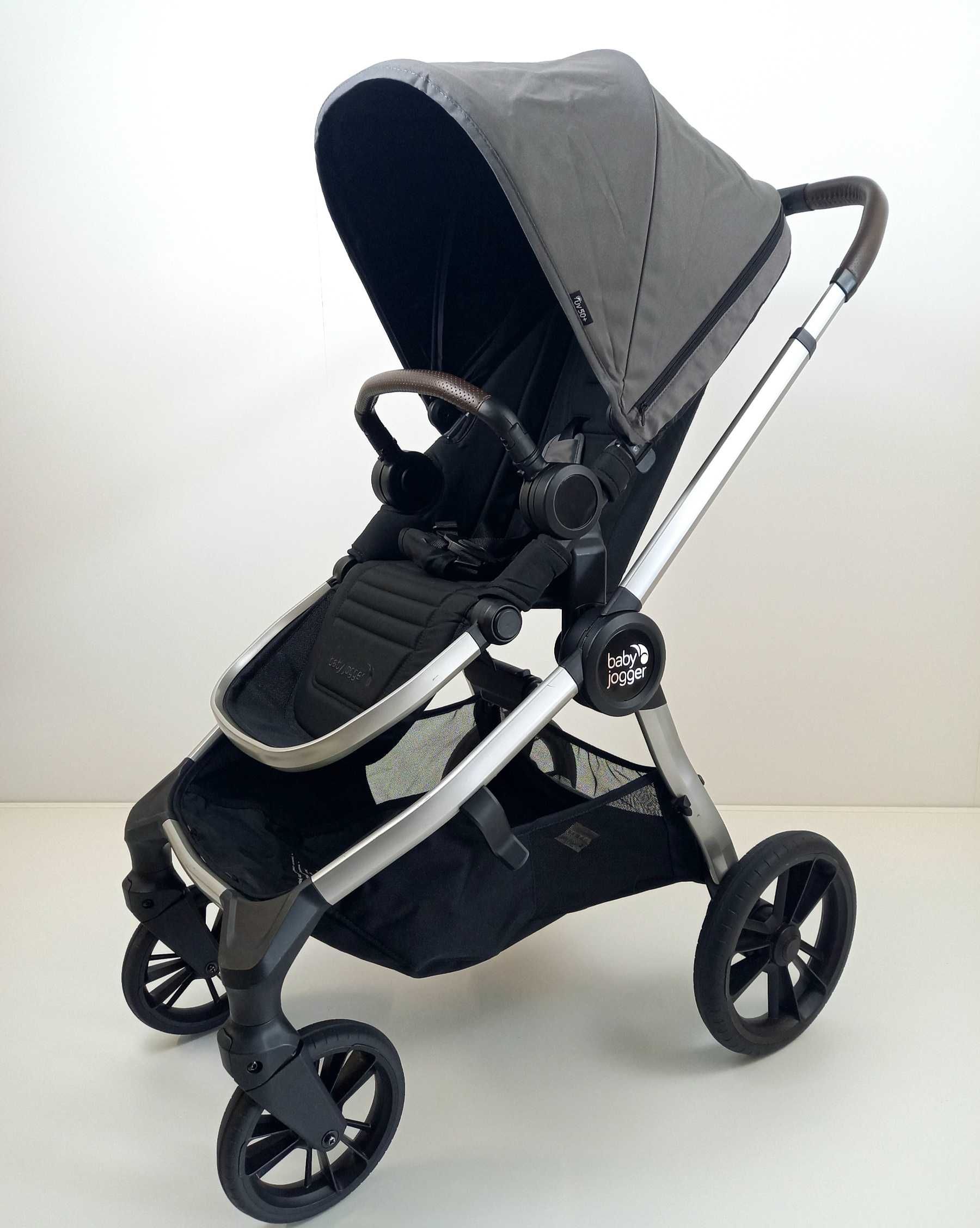 Wózek spacerowy Baby Jogger City Sights Dark Slate przód tył do 22 kg