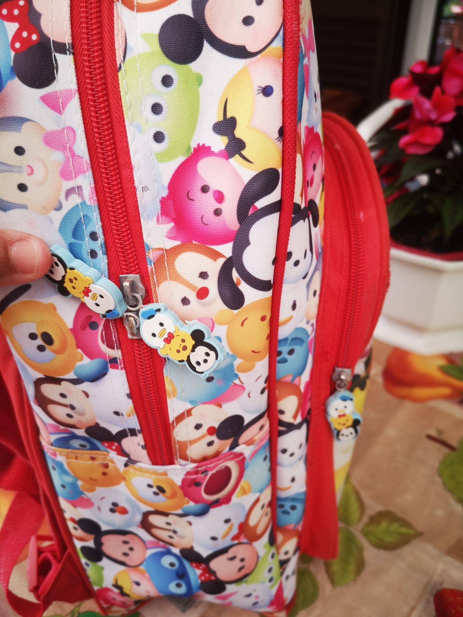 Mochila disney colorida