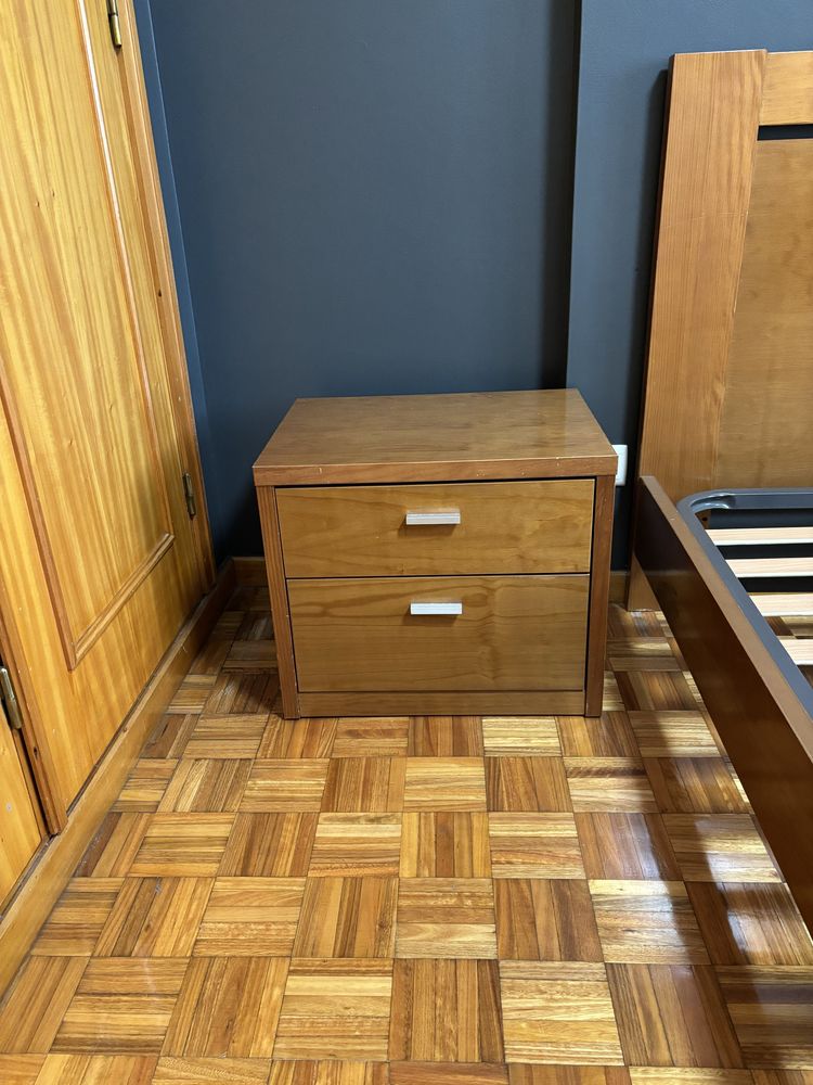 Conjunto - Cama Casal com Mesinhas