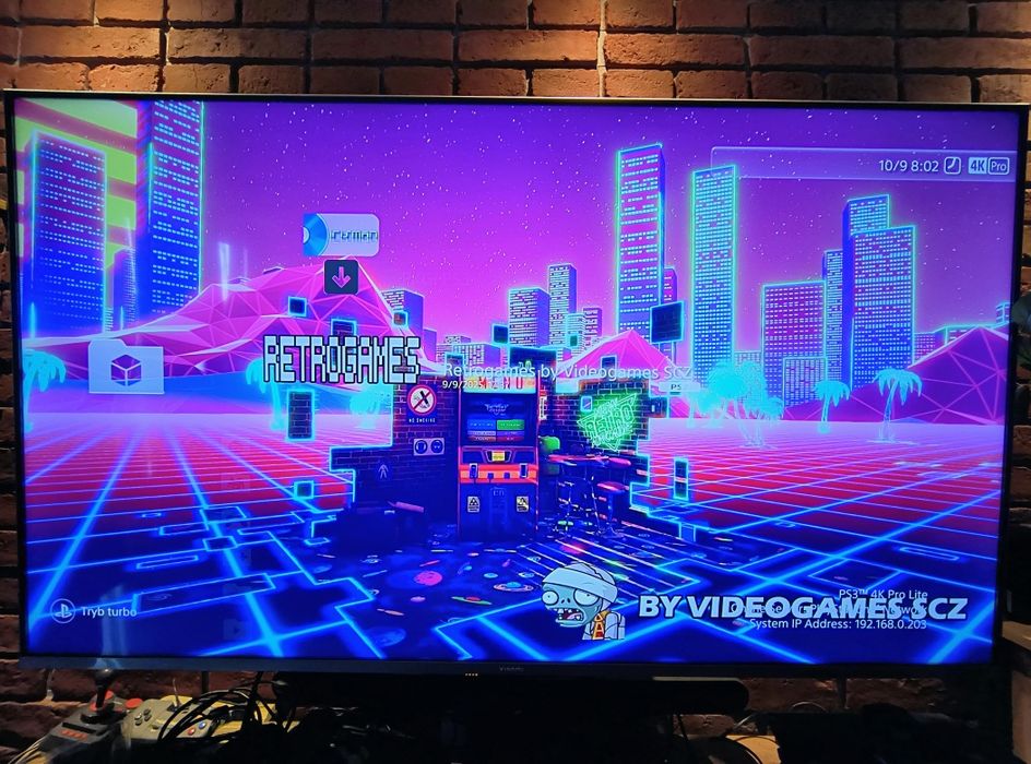 Playstation 3 Slim przerobiona HFW 4 92 HEN 4K PRO MOD zestaw