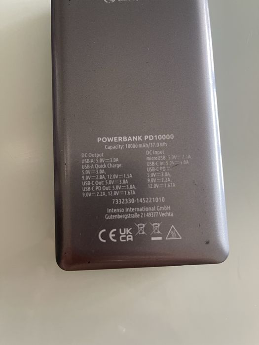 ПРОДАМ power bank intenso 10000 mAh
